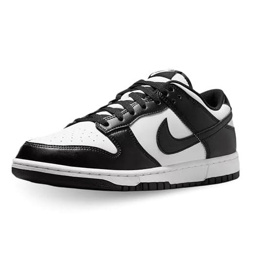 Nike Mens Dunk Low Retro DD1391 100 Black/White - Size 9