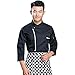 Dooxii Unisexe Homme et Femme Automne Hiver Manches Longues Veste de Cuisine Professionnel Cuisson au Four Uniforme Veste de Cuisinier