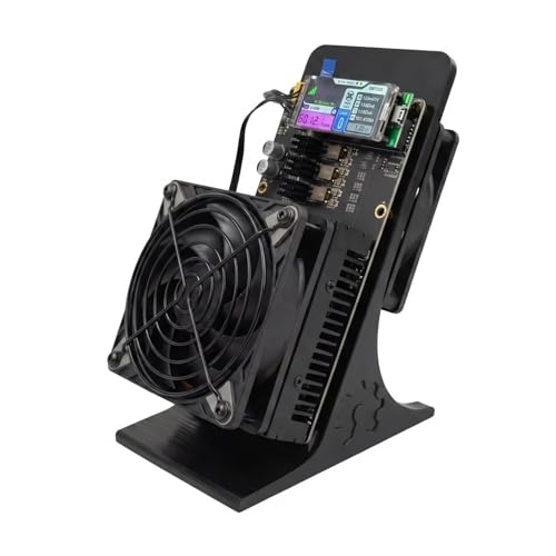NerdQaxe++ Bitcoins Miner BM1370 4Chips 5.5TH/s-6TH/s 100W Asic Chip 2.4G WiFi SHA-256 Low Noise Crypto Miner BTC Miner, Black
