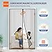 MAGZO Magnetic Screen Door Fit Door Size 72 x 80 Inch, Screen Size 74