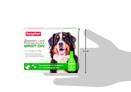 Zecken- und Flohschutz Spot ON für Hunde über 15 kg & und Flohschutz Spot ON für Hunde bis 15 kg