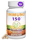 Immuno 150, Immune Support Supplement, Packed with 70 Plant Minerals, 13 Essential Vitamins and 68 Additional Nutrients-150 Vegetable Capsules- Immune Boost for All Age Groups