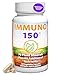 Immuno 150, Immune Support Supplement, Packed with 70 Plant Minerals, 13 Essential Vitamins and 68 Additional Nutrients-150 Vegetable Capsules- Immune Boost for All Age Groups