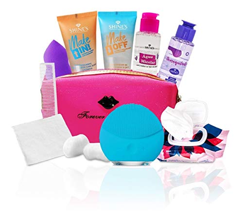 Kit Limpeza De Pele Facial Com Esponja Elétrica Massageadora