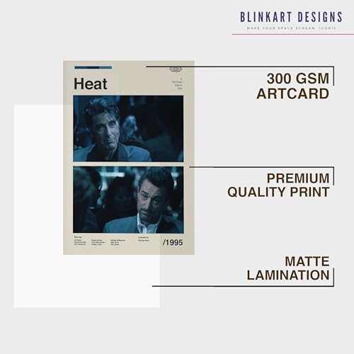 Image of BLINKART There Will Be Blood (2007) Movie Poster Frame 8x12 Inch | Premium 300 GSM Paper Wall Print | Vintage Film Artwork for Home, Bedroom, Living Room, Office | Framed Photo Decor