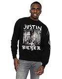 Justin Bieber Herren Purpose Album Cover Sweatshirt Small Schwarz