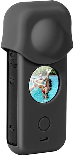 Full Body Dust-Proof Silicone Protective Case For Insta360 One X2(Black)