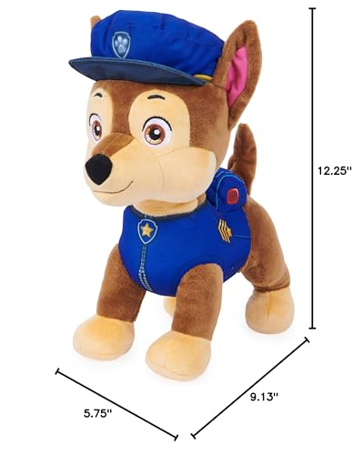 Paw Patrol 6065536 Talking Chase 12-Inch-Tall Interactive Plush Toys With Sounds, Phrases And Wagging Tail, Stuffed Animals thumb #8