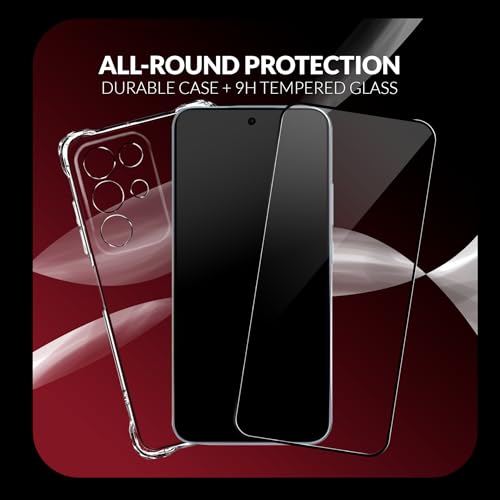 Image of Back Cover Case + Screen Protector for Realme C85 5G | Transparent Mobile Phone Back Case Cover for Realme C 85 | Camera Protection | Realme C85 5G TPU Transparent Mobile Phone Back Cover