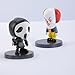 brableewear Horror Movie Anime Action Figure Halloween Zombie Statues Scary Toys Horror Killer Set Action Figures Home Decor Collectible