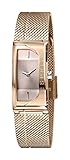 Gehäusedurchmesser: 18 mm Esprit Damen Analog Quarz Uhr mit Edelstahl Armband ES1L015M0035