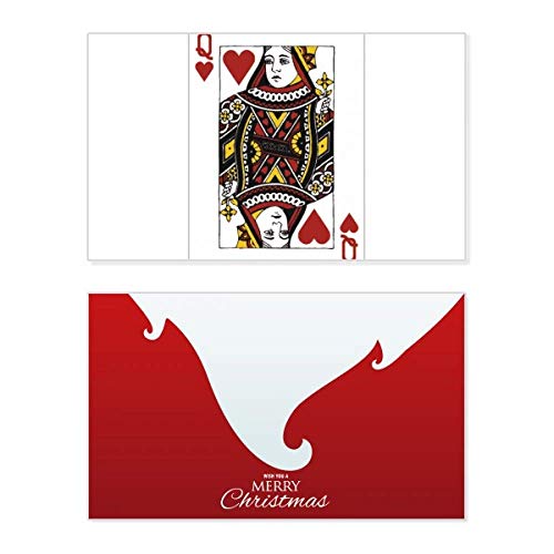 Cartes à jouer Heart Q message vintage pour animer vos soirées