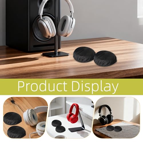 SEWACC 300 pcs Fundas Desechables para Almohadillas de Auriculares no Tejidas para Auriculares Gaming, Protectores para Gimnasio y Aviación 4.33 x 4.33 x 0.07 in miniatura 5