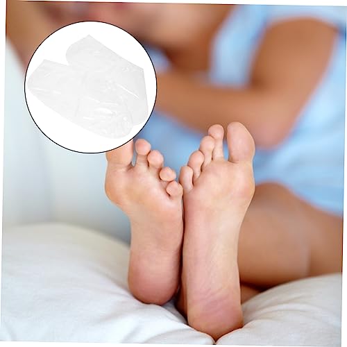 Hemoton 16 Pares De Máscara Para Pés Adesivo Para Pés Reparação De Calcanhar Rachado Garrafas De Via