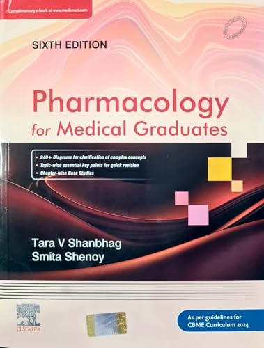 Image of Pharmacology for Medical Gradutes Shanbag - 6th /Ed. [ORIGINAL BOOK WITH HOLOGRAM-TOP GRADE PAPER & PRINT] - For 2026 Exams