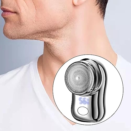 Colcolo Mini barbeador elétrico para homens aparador de barba removedor de pêlos aparador USB recarr