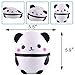 Anboor 5.5 Inches Squishies Jumbo Slow Rising Scented Kawaii Squishy Panda Egg Animal Toy for Collection 1 Pcs Color Random