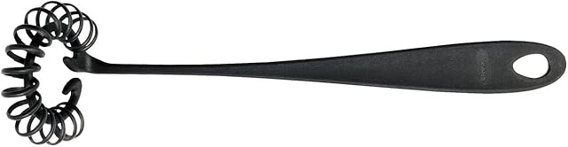 Fiskars Trzepaczka spiralna, długość: 28 cm, Ø 7 cm, tworzywo sztuczne, Essential, czarna, 1023809