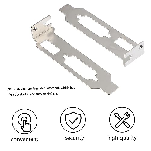 Mikikit 20pcs Placa de Ranura PCI Ventilada para Cubiertas de Ranura PCI para Gabinete de Computadora, Soporte Fácil de Instalar y Deflector de Ventilación miniatura 7
