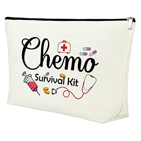 Mxrymvu Chemo Care Package for Women Makeup Bag Chemo Nurse Gifts Cosmetic Bag Chemotherapy Gifts for Women Breast Cancer Nurse Gifts Zipper Pouch Cancer Nurse Thank You Gift Travel Pouch Cover