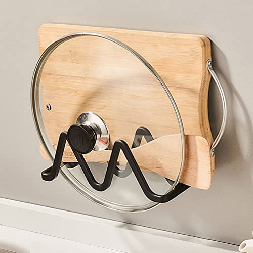 Housoutil Organizador de tampas de panela/panela, organizador de tampa de metal, organizador de armá