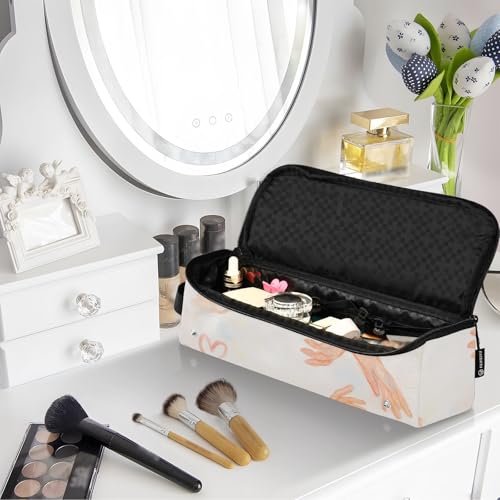 Organizador 2 en 1 para herramientas de cabello y alfombra resistente al calor, gran capacidad, para planchas de pelo, rizadores y estilizadores miniatura 7
