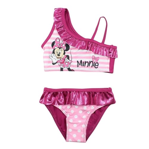 Maillot de bain fille Disney rose à motif Minnie idéal pour l'été