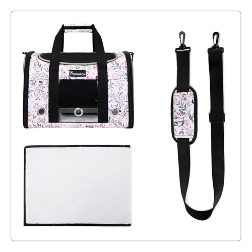 Petmolico Bolsa De Transporte Para Gatos Com Laterais Macias Para Gatos Pequenos E Médios, Filhotes