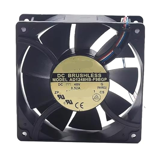 Ventilateur 12038 48V 0.52A AD1248HB-F9BGP avec régulation PWM 4 fils
