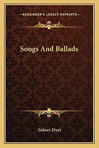 Songs And Ballads