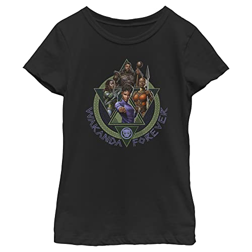 Marvel Girl's Wakanda Forever Squad T-Shirt