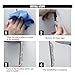 4PCS Bling Car Door Handle Scratch Protector, Crystal Rhinestone Sticker Car Door Edge Guard, Side Rearview Mirror Anti-Collision Strip, Exterior Accessories for Women Men (White)
