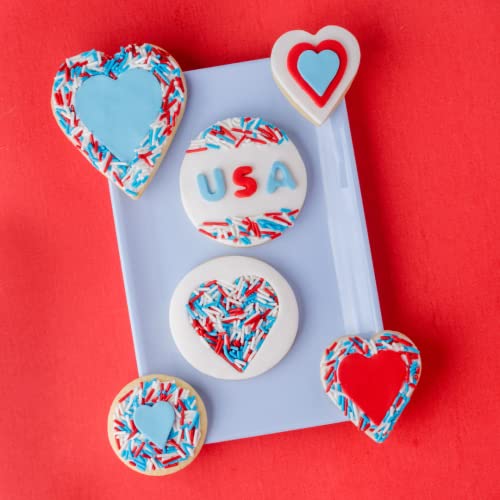 Cookie Cutter Kingdom, 9 Piece Heart Shaped Set, Valentines Day Cutters, Silicone Grips, Hearts, Cookie Cutters Mold For Cakes Biscuits And Sandwiches (Heart - 9 Pack) #TOP6