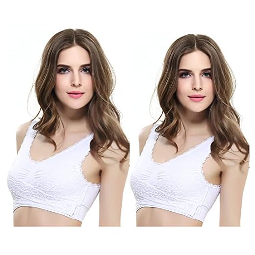 Daysskk Dam sportbehå främre stängning bysthållare sport utan bygel sport bh stor storlek för fitness träning jogging yoga S-4XL