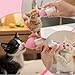 Hpmjz Pet Feeder Bottle Kitten Bottles for Nursing Silicone Kitten Bottle Feedings Kit Anti-Choking Puppy Bottles Reusable Puppy Feeding for Newborn Kittens Puppies Small Animals