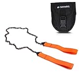 [page_title]-Navaris Handkettensäge Outdoor aus Carbonstahl - mit Gürteltasche - 104cm lang - Survival Hand Säge Kettensäge für Camping Garten mit 11 Zähnen
