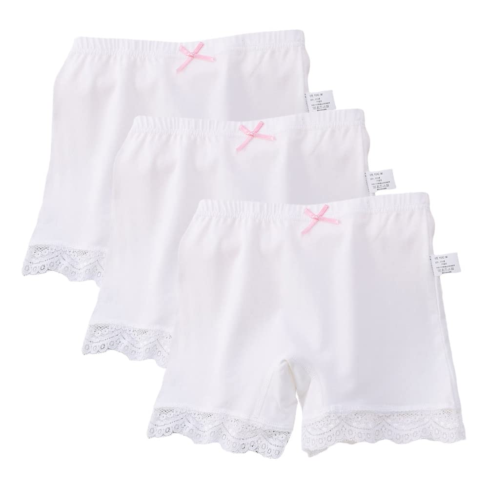 Lot de 3 Shorty Filles Boxers Shorts pour Petites Jeunes Filles Adolescentes de 2-17 Ans sous-Vêtements Doux Confortable