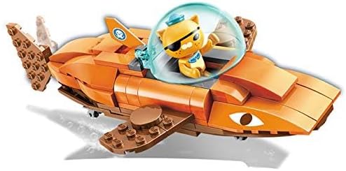 Building Block Ocean Adventure Octonauts GUP-B Tiger Shark Vehicle & Kwazii 113pcs Building Brick Set-No Package Box