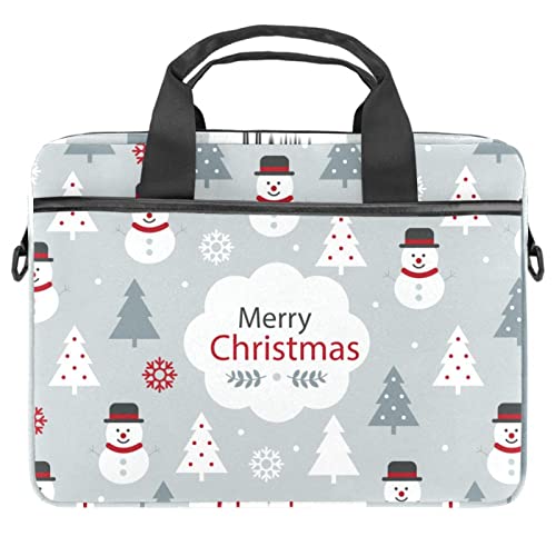 Sac ordinateur portable 13-14 pouces motif bonhomme de neige sacoche bandoulière