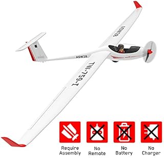 VOLANTEXRC RC Glider Airplane ASW28 Electric RC Sailplane 2.6m Wingspan & Plastic Unibody