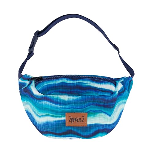 Deux par Deux Uni Taschen, Junge & Mädchen Kind, Transportzubehör, Blaue Welle und Schwarz, Einheitsgröße, G30vf_042