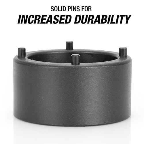 Image of OEMTOOLS Toyota 4 Pin Hub Locknut Socket Removes /Installs Tacoma Locknuts | Removes and Installs Locknuts on Tacoma, 4Runner, and T100 4WD, 1 /2 Inch Drive, Solid Pin Design, Prevents Locknut Damage