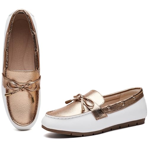 Image of Loafers for Women Comfortable Slip On Flats with Memory Foam Insole for Daily Wearing