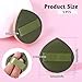 ZEYIYER 5 PCS Foundation Sponge, Powder Puff, Korean Makeup Sponge, Cushion Puff for Foundation and Powder, Fluffy Teardrop Latex Foundation Applicator for Liquid Cream Powder