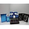 Coffret cadeau de luxe pour homme – Bleu glacé 100 ml Eau de toilette pour homme et trousse d’outils de manucure – Coffret cadeau pour homme