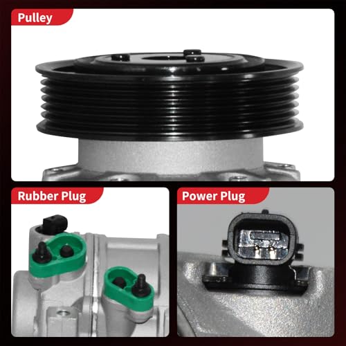 PHOBOOS A/C Compressor with Clutch Compatible with Hyundai Sonata by PHOBOOS - Used condition - Image 9