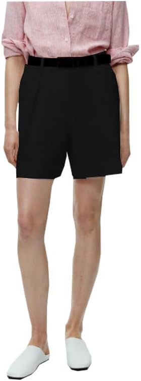 100% Natural Linen Women's Shorts - Simple in Style, Comfortable, Cool, Suitable for Both Business and Casual wear.