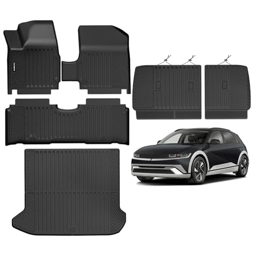 Naibeve Floor Mats for 2025-2026 Hyundai Ioniq 5 Unmovable Console ...