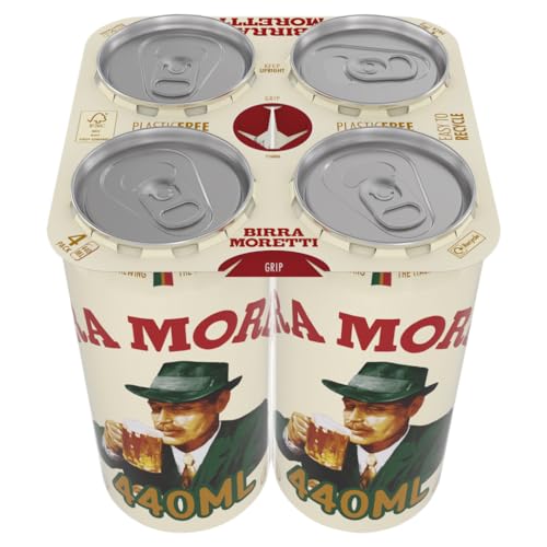 Birra Moretti Lager Beer 4x440ML Cans
