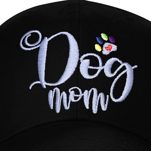 Image of Embroidered Baseball Cap for Women Men Adjustable Baseball Hat Black Baseball Cap Trucker Hat